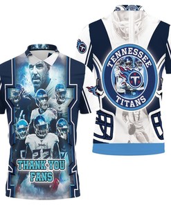 Tennessee Titans Thank You Fan Super Bowl 2021 Afc South Division 3D Polo Shirt