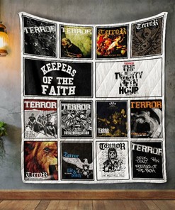 Terror Band Album Covers Quilt Bedding Set Blanket - Suitable for Home Decoration and Picnics