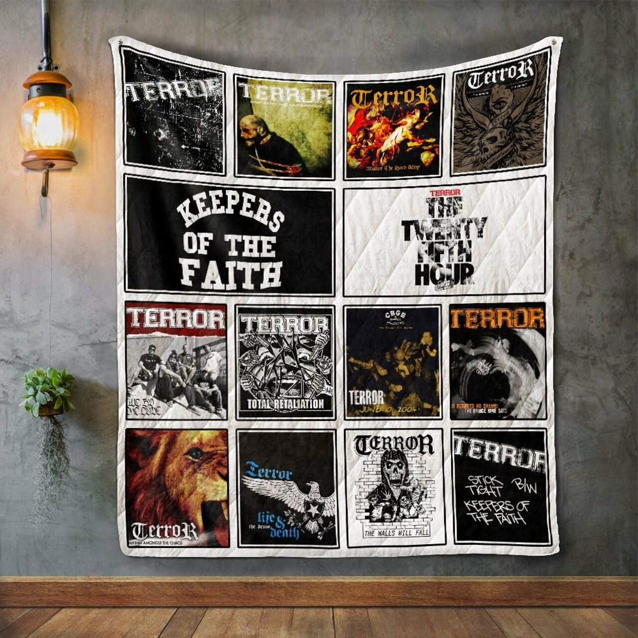 Terror Band Album Covers Quilt Bedding Set Blanket - Suitable for Home Decoration and Picnics