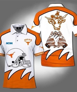 Texas Longhorns Ncaa Lover 3D Polo Shirt