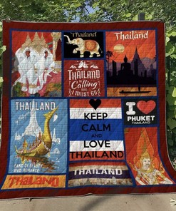 Thailand BL110636 Personalized Quilt Bedding Set, Perfect for Bedroom Decor and Family Gifts