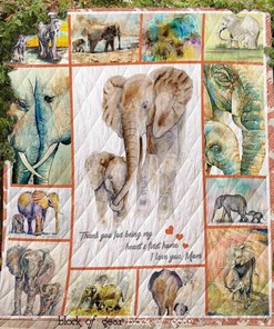 Thank You For Being My Heart First Home Blanket Quilt Bedding Set Bedroom Decor, Gifts for Family