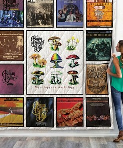 The Allman Brothers Compilation Albums Quilt Bedding Set Blanket Bedroom Decor, Gifts for Family