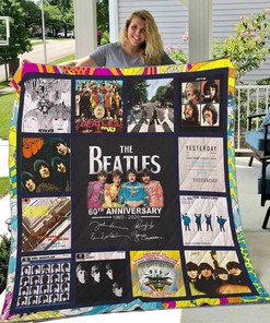 The Beatles 60Th Anniversary 1960 2020 Blanket Quilt Bedding Set Bedroom Decor, Gifts for Family