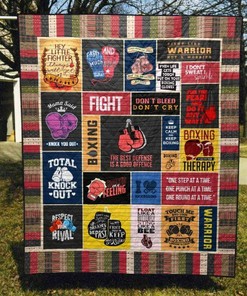 The Best Defense Is A Good Offence Quilt Bedding Set Blanket Bedroom Decor, Gifts for Family