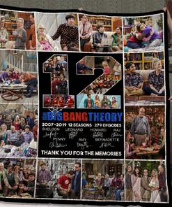 The Big Bang Theory Personalized Quilt Bedding Set for Home Decoration and Family Gifts