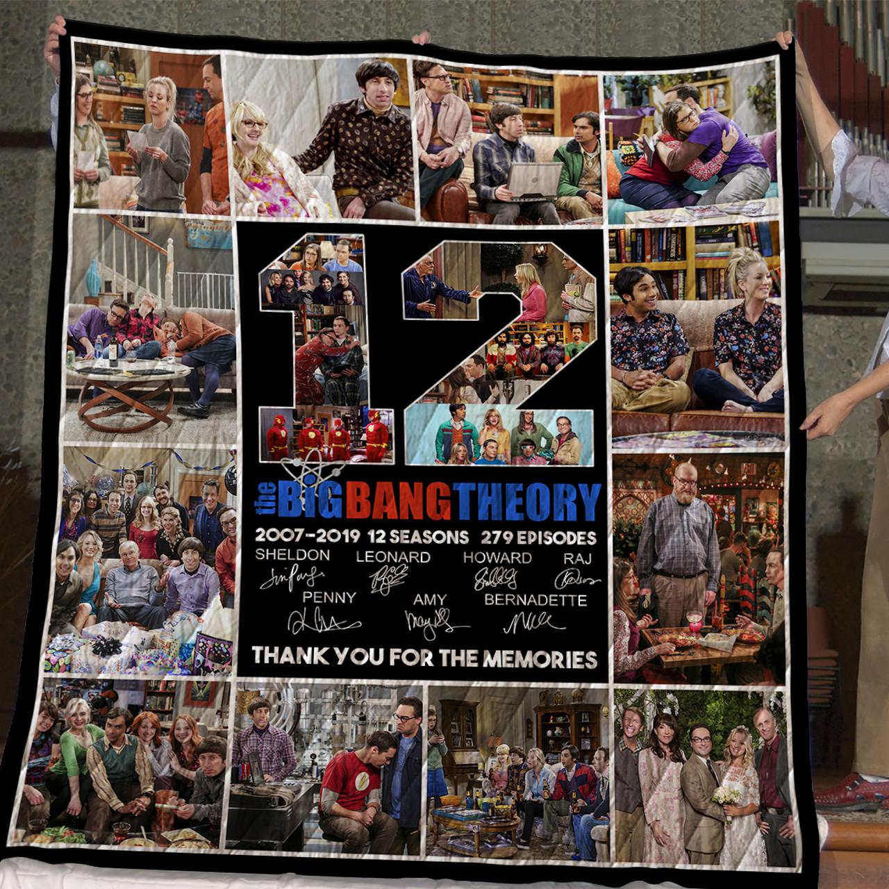 The Big Bang Theory Personalized Quilt Bedding Set for Home Decoration and Family Gifts