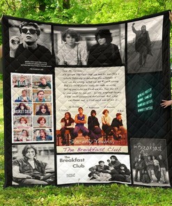 The Breakfast Club Black Premium Quilt Bedding Set Blanket Bedroom Decor, Gifts for Family