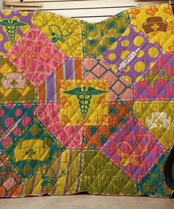 The Color Life Of Nurse Personalized Quilt Bed Set Blanket- Great for Bedroom Decor and Family Gifts