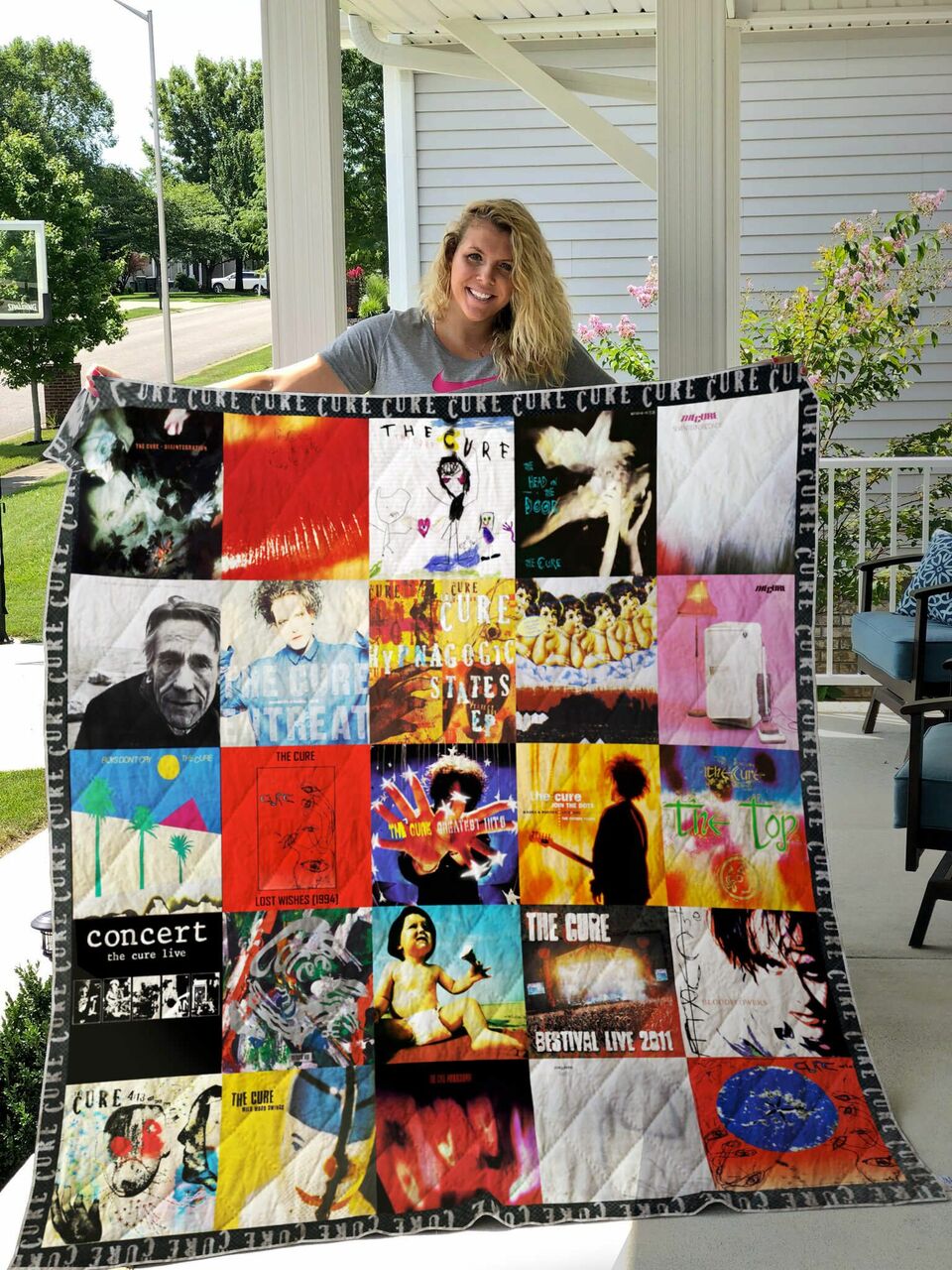 The Cure Albums Personalized Quilt Bedding Set for Home Decoration & Family Gifts