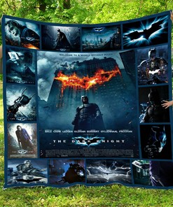 The Dark Knight T89 Customizable Quilt Bedding Set for Bedroom Decor and Family Gifts