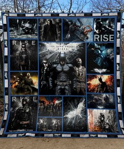 The Dark Night Rises Personalized Quilt Blanket Bedding Set, Great for Home Decoration and Gifts for Family