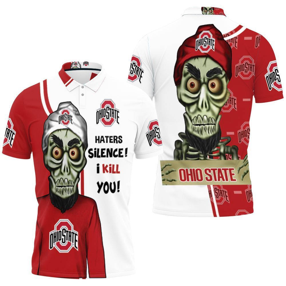 The Dead Terrorist Ohio State Buckeyes Haters Silence 3D Polo Shirt