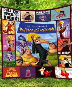 The Emperors New Groove Personalized Quilt Bedding Set Blanket- Great for Bedroom Decor and Family Gifts