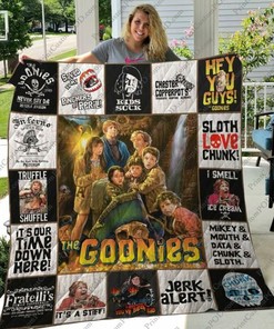 The Goonies Quilt Bedding Set Blanket Limited Quilt Bedding Set Blanket Bedroom Decor, Gifts for Family