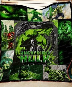 The Incredible Hulk Avenger Customizable Quilt Bedding Set, Great for Fans and Family Gifts