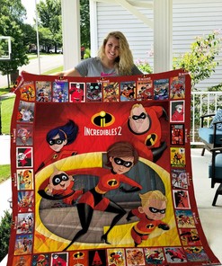 The Incredibles Family Quilt Bedding Set Blanket Best Gifts For Fans, Birthday, Family