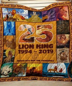 The Lion KingS 25Th Anniversary Quilt Bedding Set Blanket Bedroom Decor, Gifts for Family