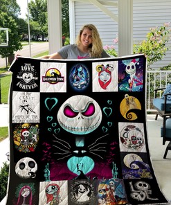 The Nightmare Before Christmas Poster Quilt Bedding Set Bedroom Decor, Gifts for Family