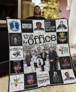 The Office Poster Personalized Quilt Bedding Set, Great for Bedroom Decoration and Gifts for Fans