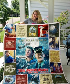 The Polar Express All Season Plus Size Quilt Bedding Set Blanket Bedroom Decor, Gifts for Family