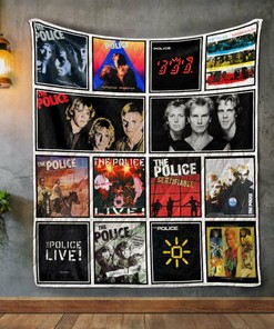 The Police Album Covers Personalized Quilt Bedding Set- Personalize for Home Decor or Picnic