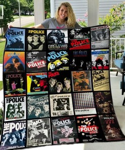 The Police Quilt Blanket Bedding Set Customized for Home Decoration, Perfect for Family Gifts