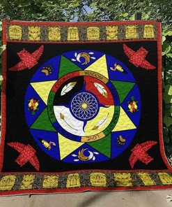 The Seven Grandfather Blanket Quilt Bedding Set Bedroom Decor, Gifts for Family