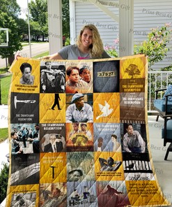 The Shawshank Redemption Poster Personalized Quilt Bed Set Blanket- Great for Bedroom Decor and Family Gifts