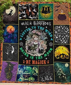 The Soul Of A Witch Quilt Bedding Set Blanket - Perfect for Bedroom Decor and Family Gifts