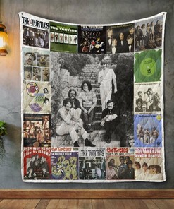 The Turtles Album Covers Quilt Bedding Set Blanket - Great for Bedroom Decor and Family Gifts