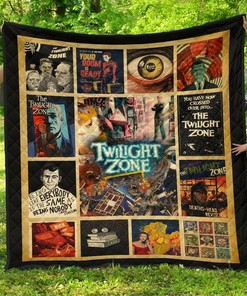 The Twilight Zone Show Customizable Quilt Blanket Bedding Set for Fans & Family Gifts