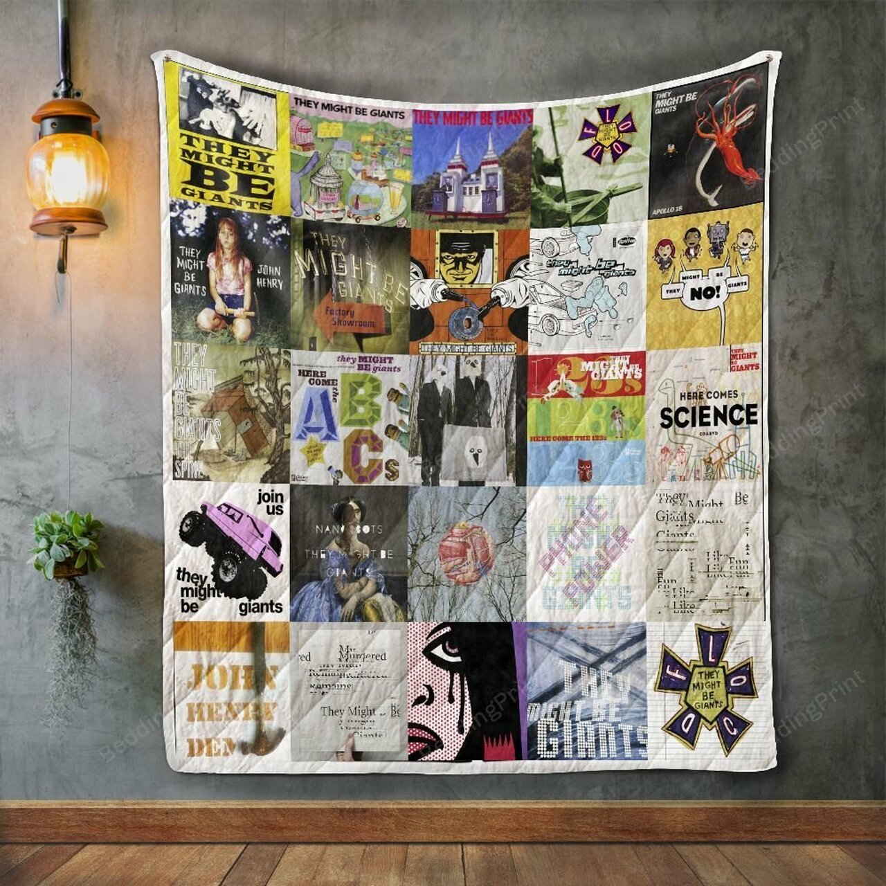 They Might Be Giants Personalized Quilt Blanket Bedding Set, Great for Bedroom Decor and Gifts for Family