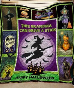 This Grandma Can Drive A Stick Blanket Quilt Bedding Set Bedroom Decor, Gifts for Family