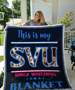 This Is My Special Victim Unit Binge Watching Blanket Quilt Bedding Set Blanket Gift
