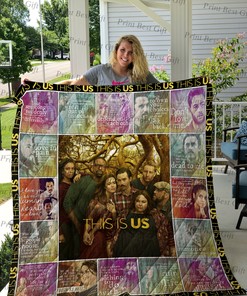 This Is Us Personalized Quilt Bedding Set - Gifts for Family and Bedroom Decor