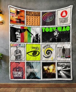 Tobymac Album Covers Quilt Blanket Bedding Set for Fans, Suitable for Home Decoration and Gifts for Family