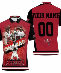 Tom Brady 12 Legend Tampa Bay Buccanners For Fans 3D Printed Personalized Polo Shirt