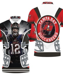 Tom Brady 12 Tampa Bay Buccaneers Nfc South Division Champions Super Bowl 2021 3D Polo Shirt