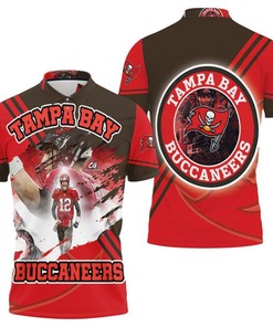 Tom Brady Tampa Bay Buccaneers Superbowl Champions 3D Polo Shirt