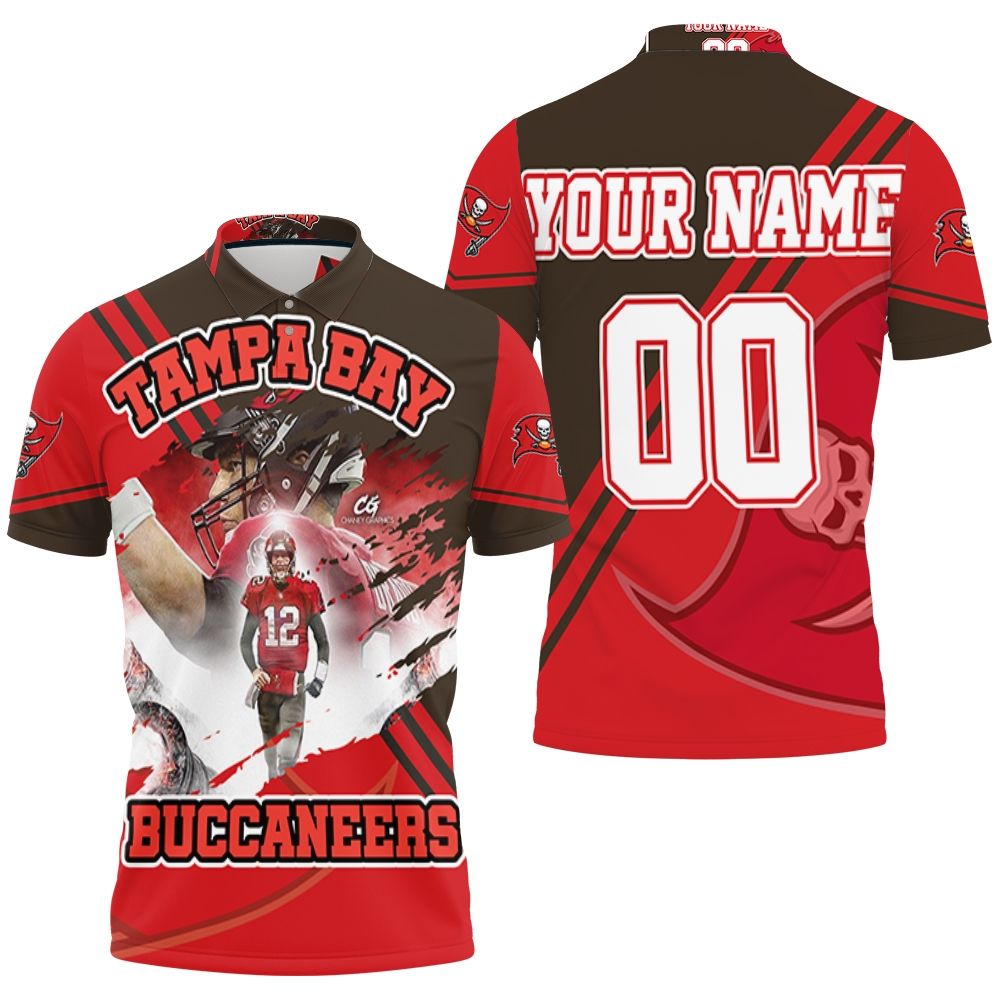 Tom Brady Tampa Bay Buccaneers Superbowl Champions Personalized Polo Shirt