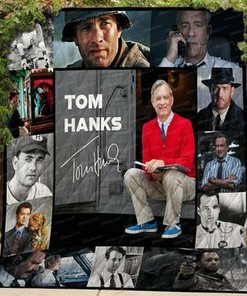 Tom Hanks Best Moments Quilt Bedding Set Blankets Quilt Bedding Set Bedroom Decor, Gifts for Family