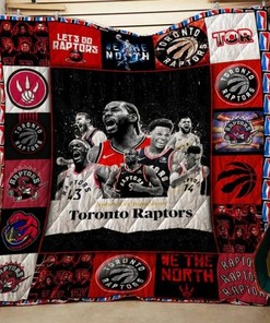 Toronto Raptors 2019 Nba Champions Quilt Bedding Set Blanket Bedroom Decor, Gifts for Family