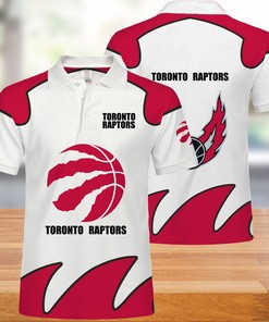 Toronto Raptors Button Up Polo Shirt