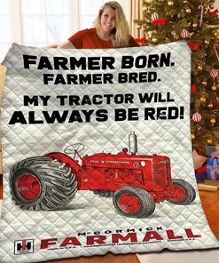 Tractor Quilt Bedding Set Bedroom Decor Gifts for Family