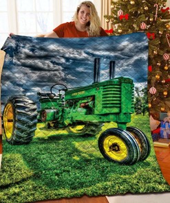 Tractor Quilt Bedding Set Bedroom Decor for Family