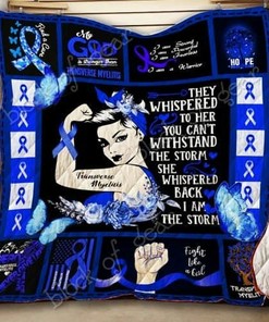 Transverse Myelitis Warrior Blanket Quilt Bedding Set for Bedroom Decor and Family Gifts