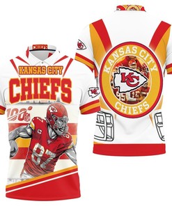 Travis Kelce 87 Kansas City Chiefs Afc West Division Champions Super Bowl 2021 3D Polo Shirt