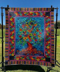 Tree Of Life Quilt Bedding Set - Ideal for Nature Lovers and Family Gifts