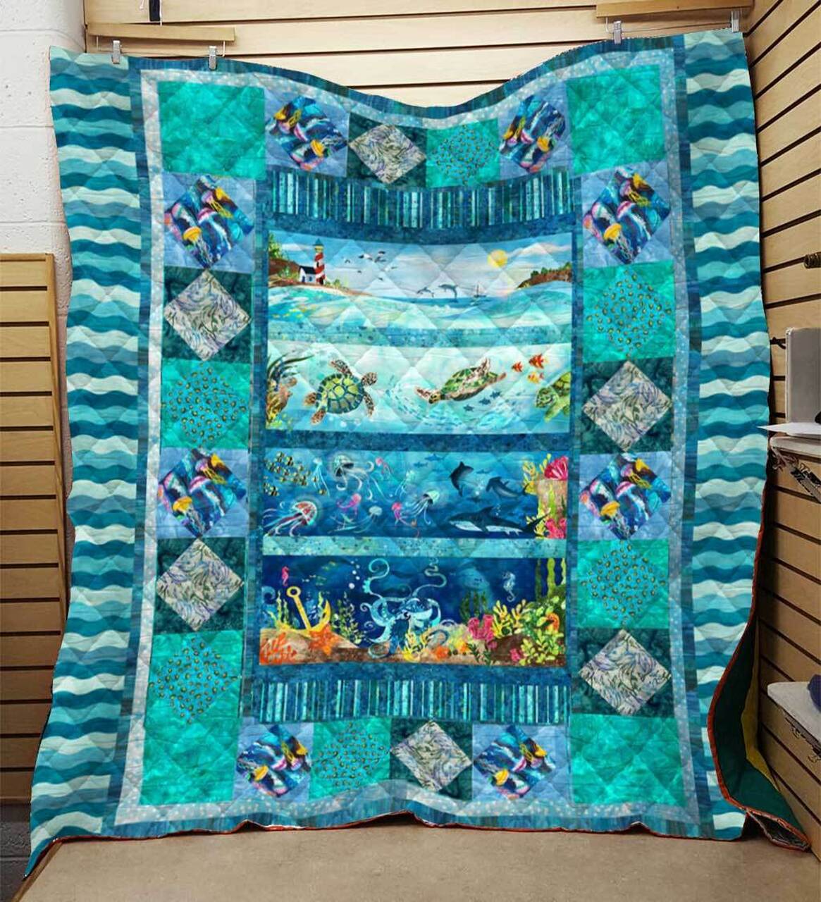 Turtle Blanket Full Printing Quilt Bedding Set for Fans, Suitable for Home Decoration and Gifts for Family
